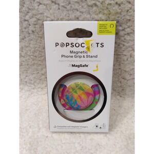 PopSockets MagSafe Round PopGrip Phone Grip & Stand, Boca Palm - Brand New